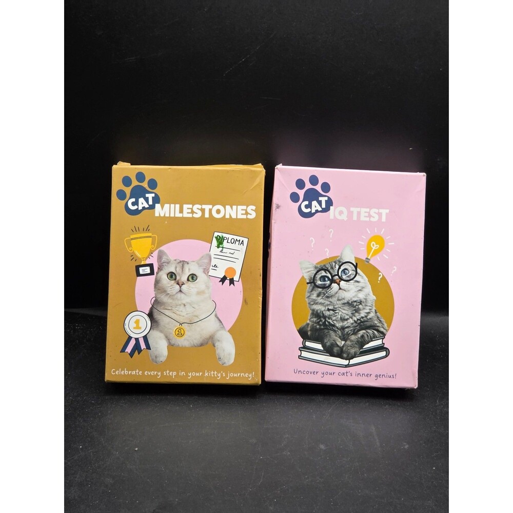 Cat Milestones Card Sets | Funny Pet Gift Lot